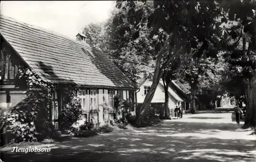 Ak Neuglobsow Stechlin Brandenburg, Straße