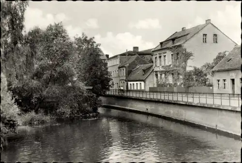 Ak Lübben im Spreewald, Teilansicht, Spree