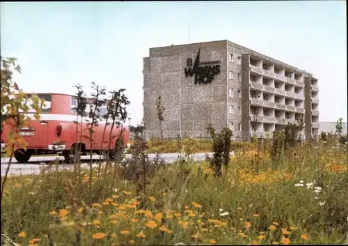 Ak Waren an der Müritz, FDGB Erholungsheim Warenshof, Barkas