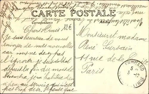 Ak Frouard Meurthe et Moselle, Bahnhof