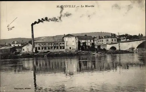 Ak Malzeville Meurthe et Moselle, La Meurtbe