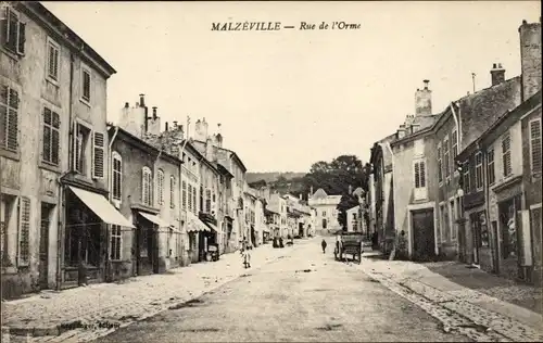 Ak Malzeville Meurthe et Moselle, Rue de l'Orme