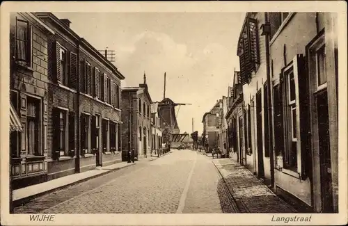 Ak Wijhe Overijssel, Langstraat, Mill