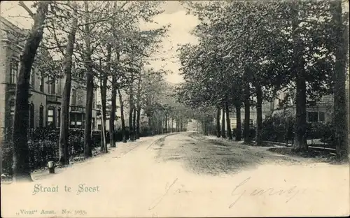 Ak Soest Utrecht Niederlande, Straße in Soest