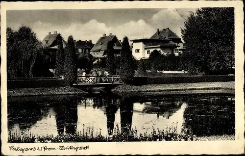 Ak Bialogard Belgard Pommern, Mükepark