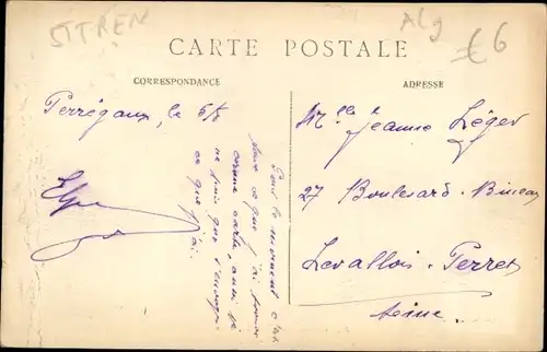 Ak Perregaux Mohammadia Algerien, Bahnhof