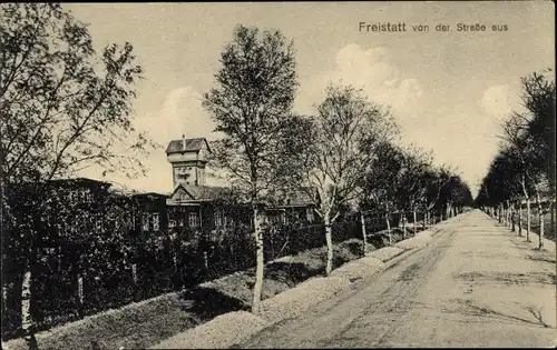 Ak Freistatt in Niedersachsen, Straßenpartie