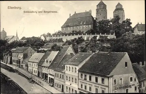 Ak Eilenburg an der Mulde, Schlossberg und Bergstraße