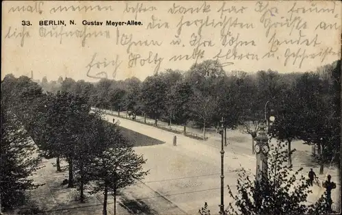 Ak Berlin Mitte, Gustav Meyer Allee