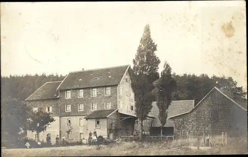 Foto Ak Derneburg Holle, Teilansicht, Häuser