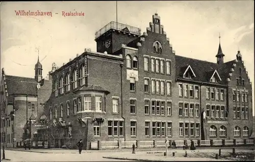 Ak Wilhelmshaven in Niedersachsen, Realschule