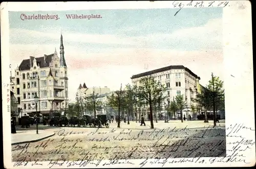 Ak Berlin Charlottenburg, Wilhelmplatz