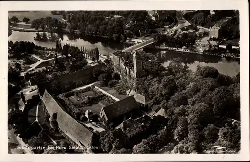 Ak Giebichenstein Halle an der Saale, Vogelperspektive