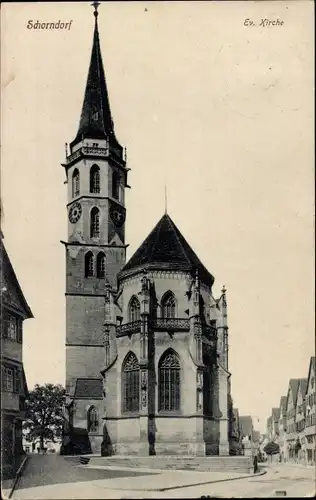 Ak Schorndorf in Württemberg, Kirche