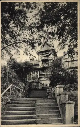 Ak Höxter an der Weser, Parkhaus Felsenkeller