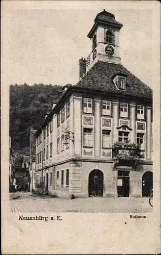 Ak Neuenbürg an der Enz Schwarzwald, Rathaus