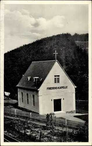 Ak Schmiedeberg Dippoldiswalde im Erzgebirge, Friedenskapelle