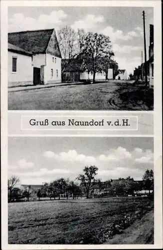 Ak Naundorf vor der Haide in Anhalt, Ortsansichten, Gasthof Erholung