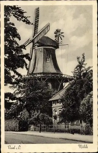 Ak Varel am Jadebusen, Windmühle