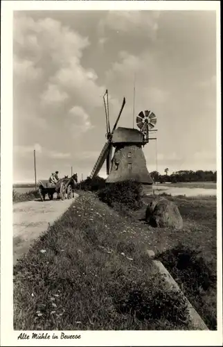 Ak Beveroe Nieby an der Ostsee, Windmühle