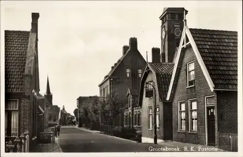 Ak Grootebroek Nordholland, R. K. Pastorie