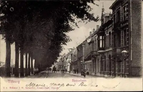 Ak Tilburg Nordbrabant Niederlande, Spoorlaan