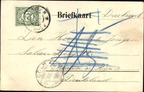 Ak Veendam Groningen Niederlande, hen. Verlaat