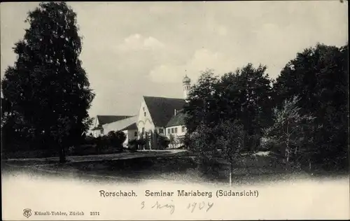 Ak Rorschach Kanton Sankt Gallen Schweiz, Seminar Mariaberg