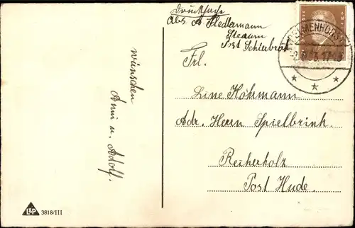 Ak Glückwunsch Pfingsten, Tanzende Maikäfer, Blumen