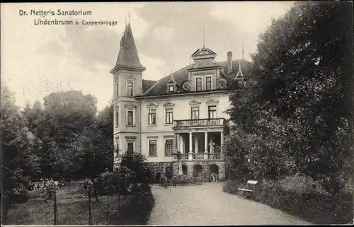 Ak Lindenbrunn Coppenbrügge, Dr.Netter's Sanatorium