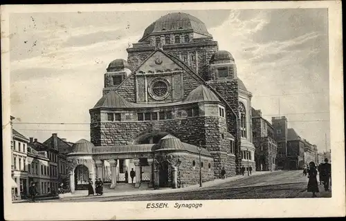 Judaika Ak Essen im Ruhrgebiet, Synagoge
