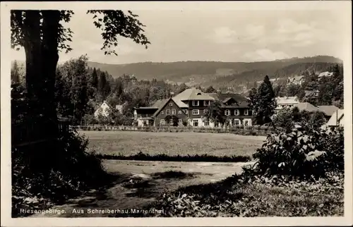 Ak Szklarska Poręba Schreiberhau Riesengebirge Schlesien, Gasthaus