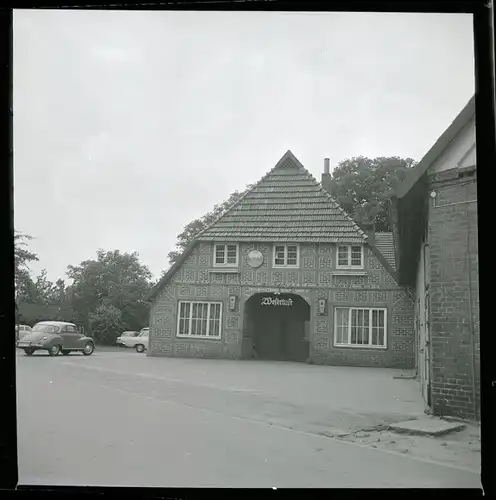 10 Zelluloid Negative Barme Dörverden in Niedersachsen, Restaurant, Kegelbahn, See