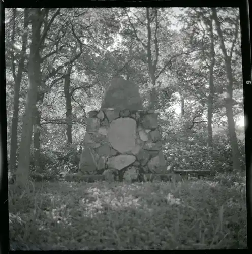 5 Zelluloid Negative Beckedorf Schwanewede in Niedersachsen, Haus, Geschäft, Gedenkstein