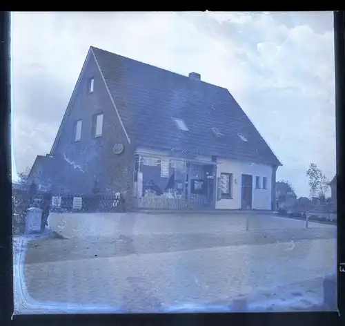 8 Zelluloid Negative Ranzenbüttel Berne in Niedersachsen, Campingplatz, Spielplatz, Haus