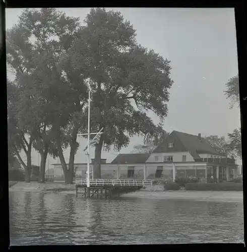 6 Zelluloid Negative Farge Blumenthal Hansestadt Bremen, Fabrik, Schiff, Fußballfeld