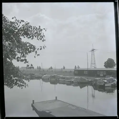 6 Zelluloid Negative Ritterhude Niedersachsen, Hafen, Wohngebiet, Haus