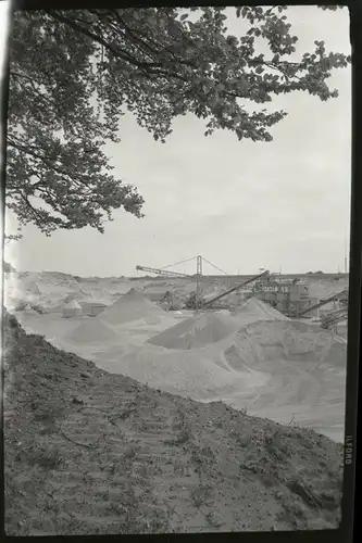 5 Zelluloid Negative Wellen Beverstedt in Niedersachsen, Waldweg, Haus, Kiesgrube