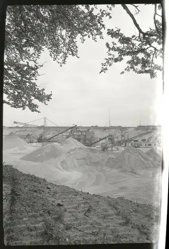 5 Zelluloid Negative Wellen Beverstedt in Niedersachsen, Waldweg, Haus, Kiesgrube