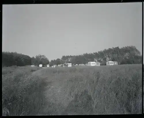 7 Zelluloid Negative Rechtenfleth an der Weser Hagen im Bremischen, Brücke, Strand, Campingplatz