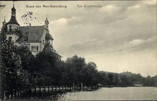 Ak Neu Babelsberg Potsdam, Villa am Griebnitzsee