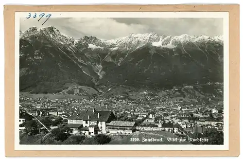 7 Glas Negative Innsbruck in Tirol, Fluss, Berge, Totalansicht