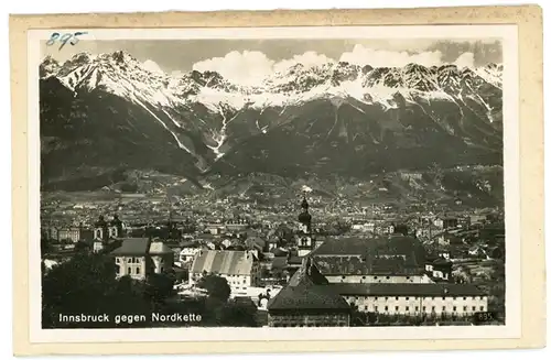 7 Glas Negative Innsbruck in Tirol, Fluss, Berge, Totalansicht