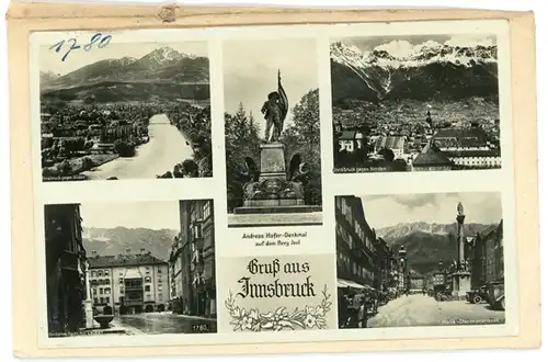 7 Glas Negative Innsbruck in Tirol, Goldenes Dachl und andere Ansichten