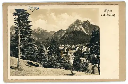 6 Glas Negative Füssen im Allgäu, verschiedene Ansichten