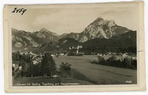 6 Glas Negative Füssen im Allgäu, verschiedene Ansichten