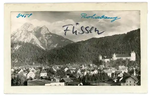 6 Glas Negative Füssen im Allgäu, verschiedene Ansichten