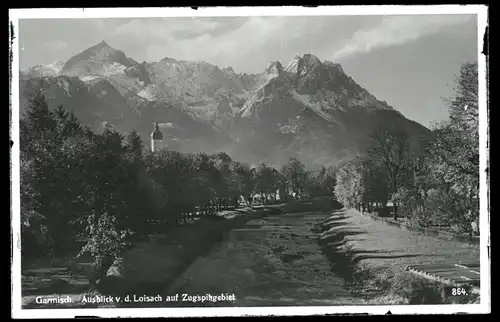 7 Glas Negative Garmisch Partenkirchen in Oberbayern, verschiedene Ansichten