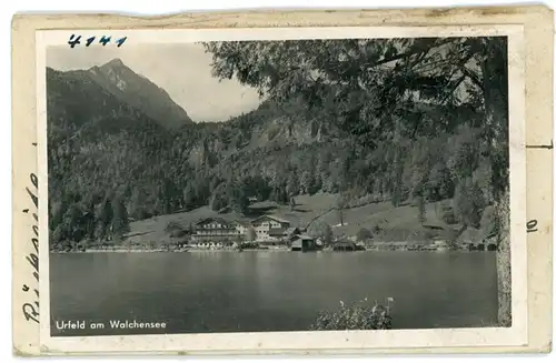 6 Glas Negative Urfeld am Walchensee Kochel am See, verschiedene Ansichten