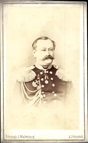 CdV Russischer Adel, Zar Nikolaus I., Portrait, Uniform, Orden,
